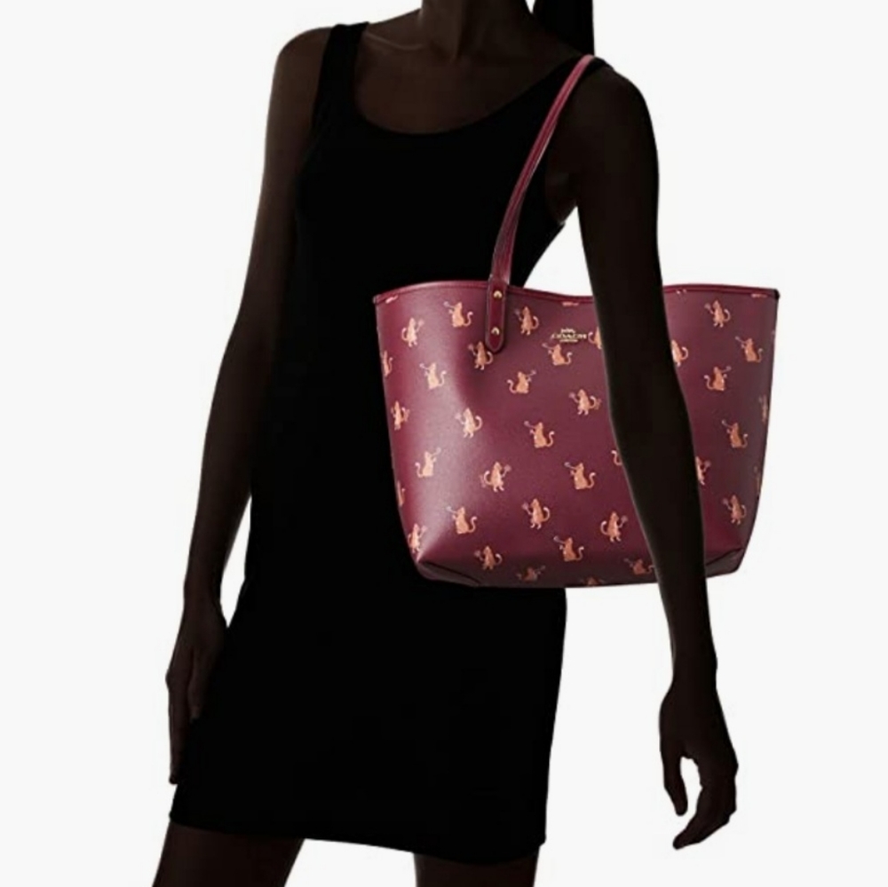 COACH Reversible Party Cat Tote